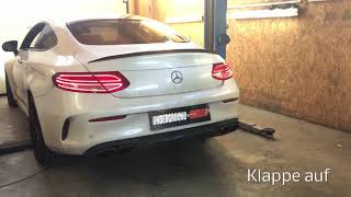 Underground Exhaust Mercedes W205 C63 S AMG Stage 2 Sound [upl. by Kester]