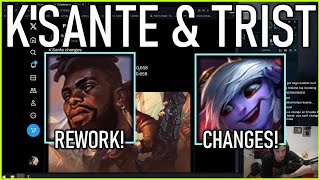 Nemesis reacts to KSante REWORK amp Tristana CHANGES [upl. by Leinaj]