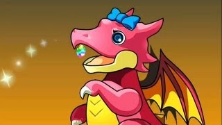 Puzzle amp Dragons Pink Dragon Rare Egg Machine pulls [upl. by Hanyaz]