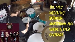 The Only Difference Between Martyrdom and Suicide Panic At The Disco HD Drum Cover [upl. by Etnoid]