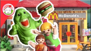 Playmobil Film deutsch  Ghostbusters im McDonalds  Kinderfilm von Familie Hauser [upl. by Ng148]