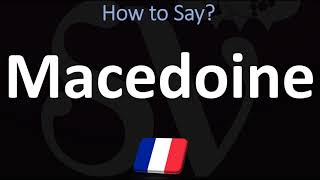 How to Pronounce Macedoine CORRECTLY [upl. by Eseekram801]