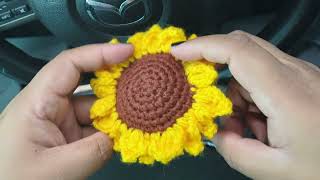 🌻 Girasol sunflower tejido a crochet tutorial paso a paso crochetpatterns [upl. by Odnesor]