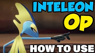 INTELEON OP How To Use Inteleon In Pokemon Sword and Shield  Inteleon Moveset Guide [upl. by Ahtnams]