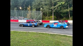 Agassiz Speedway July 20 Mini Stock 71 car onboard [upl. by Acnaiv]