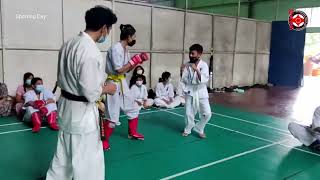 INTERNATIONAL KARATE ORGANIZATION KYOKUSHIN MYANMARSparring Day [upl. by Oliver213]