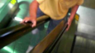 Guy gets stuck in an escalatorso funny [upl. by Linsk251]