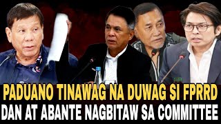 CONG PADUANO TINAWAG NA DUWAG SI FPRRD [upl. by Falconer297]