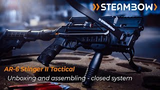 Unboxing and Assembling the AR6 Stinger II Tactical  closed system [upl. by Nemracledairam]