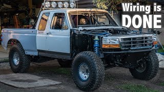 F150 Prerunner Build  WIRING IS DONE [upl. by Kcirdor]