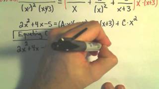 Partial Fraction Decomposition  Example 4 [upl. by Olethea]