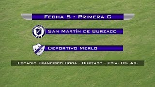 Fecha 5 San Martín de Burzaco vs Dep Merlo  EN VIVO [upl. by Johnath282]