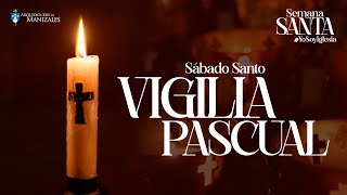 Vigilia Pascual Sábado Santo 2023 Arquidiócesis de Manizales Bendición del Fuego Sábado Santo [upl. by Derej]