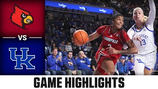 Louisville vs Kentucky Game Highlights  202425 ACC Womens Basketball [upl. by Amluz]