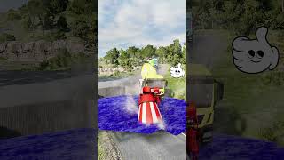 mixertruck truck pothole simulation shorts [upl. by Remmer]