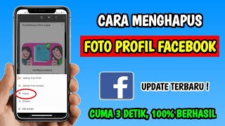 Cara Menghapus Foto Profil Facebook  Cara Hapus Foto di Facebook [upl. by Akerahs]