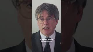 Puigdemont reaparece en vídeo y presume de su fuga [upl. by Ilahtan]