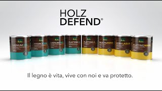 HolzDefend  Prodotti specifici per la cura e la protezione del legno [upl. by Drahcir]