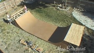 How to build a halfpipe from start to finish [upl. by Melvin]