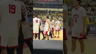 LA Tenorio speaks to Justin Brownlee during a timeout in Game 3  PBA Governors Cup finals [upl. by Crocker]