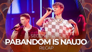 Pabandom iš Naujo 2022 Lithuania  Second Heat  RECAP [upl. by Erickson]