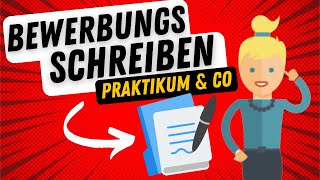 Das perfekte Bewerbungsschreiben für dein Praktikum  Mustervorlage 💼 [upl. by Llyrad]