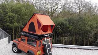 The Expedition Clamshell 2 Person Roof Top Camping Tent from Direct4x4 [upl. by Aronoel52]