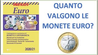 NUOVO CATALOGO EURO UNIFICATO 2021  Valore di tutte le monete Euro [upl. by Neelra617]