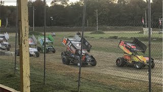 Live SCoNE Sprint Cars of New England Championship Race at Unity Raceway  From the Stands [upl. by Stearne396]