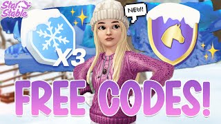 DO THIS NOW FREE WORKING CODES FREE ITEMS amp FREE STAR RIDER 🎁 STAR STABLE WINTER FESTIVAL [upl. by Mohn]