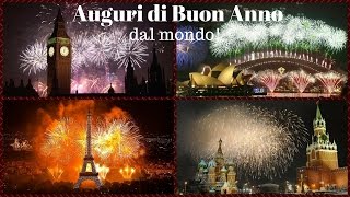 Auguri di Felice Anno Nuovo Video per gli auguri di Buon Capodanno 2020 dalle città del mondo [upl. by Nodnek]