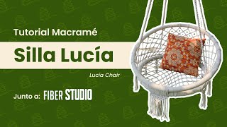 Tutorial Macramé Silla Colgante DIY Paso a Paso [upl. by Aitsirk]