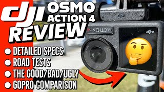 DJI Osmo Action 4 HandsOn Review  Better Than a GoPro for Cycling [upl. by Mandeville]