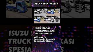 ISUZU TRUCK SPEKTAKULER TAMPIL MEMUKAU DENGAN MODIFIKASI BALUTAN WARNA BIRU [upl. by Orr]