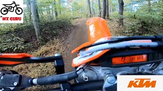 Test riding the 2020 KTM 350 XCFW at Crow Canyon [upl. by Biegel402]