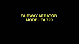 Fairway Aerator by Agrimetal [upl. by Sanjiv984]