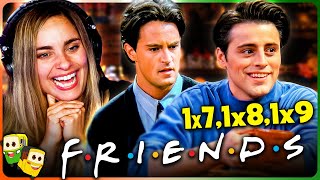 FRIENDS SEASON 1 Episodes 78 amp 9 REACTION  First Time Watch [upl. by Merrily]