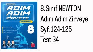 8SINIF NEWTON ADIM ADIM S124125 TEST 34 [upl. by Ahsemat]