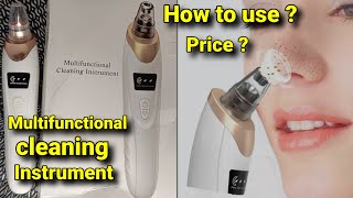 Multifunctional Cleaning Instrument Review  Best For Blackhead And Whitehead Removal [upl. by Odnumde883]