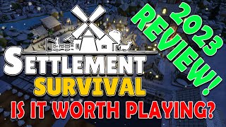 Settlement Survival  2023 Game Review [upl. by Brozak]