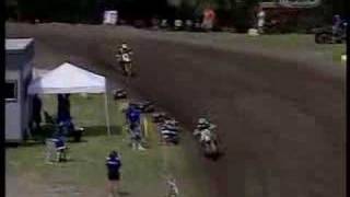 Motocross Wreck James Stewart lands on Ricky Carmichaels back [upl. by Anairo]