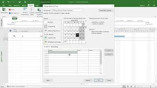 Project Calendar Set Working Time [upl. by Eelra]