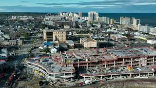 Atlantic Park Update from 12924 drone drones waves wavepool aerialcinematography [upl. by Latimer]