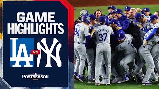 Dodgers vs Yankees World Series Game 5 Highlights 103024  MLB Highlights [upl. by Eyar]