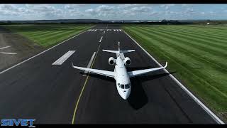 Dassault Falcon 6X Development Runway Tests [upl. by Aimac486]