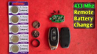 433 Mhz Remote Battery Changing tutorial Bangla [upl. by Aicener]