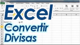 Excel  Convertidor de moneda [upl. by Enecnarf]