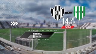 CENTRAL CÓRDOBA VS BANFIELD  Divisiones Inferiores en vivo 6ª  Sábado 24  14PM [upl. by Innig]