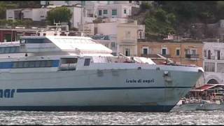 Fast ferry Isola di Capri Capri Italy [upl. by Ihtraa]