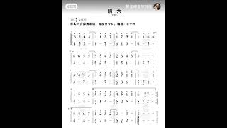 晴天 seeds kalimba tabs kalimbatabs marimbas kalimbamusic kalimbasongs [upl. by Odnomor955]